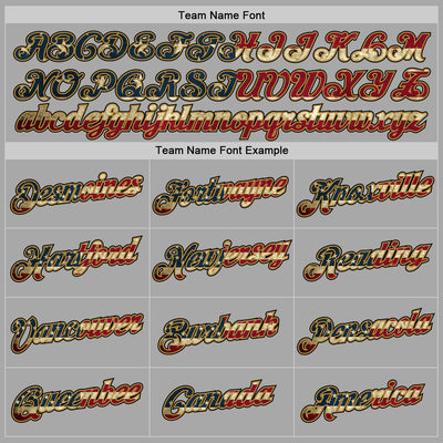 Custom Stitched Gray Vintage USA Flag-Old Gold Sports Pullover Sweatshirt Hoodie