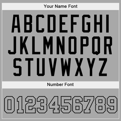 Custom Stitched Gray Gray-Black Sports Pullover Sweatshirt Hoodie