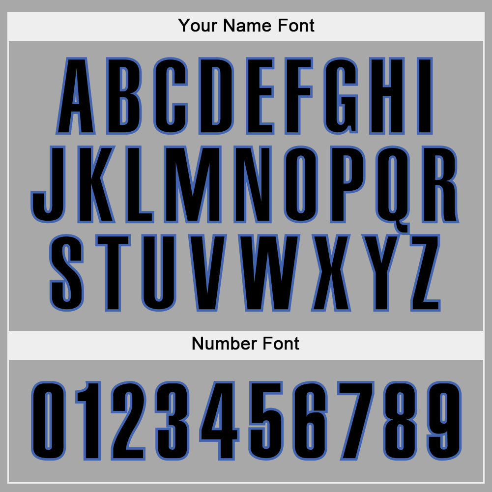 Custom Stitched Gray Black-Blue Sports Pullover Sweatshirt Hoodie