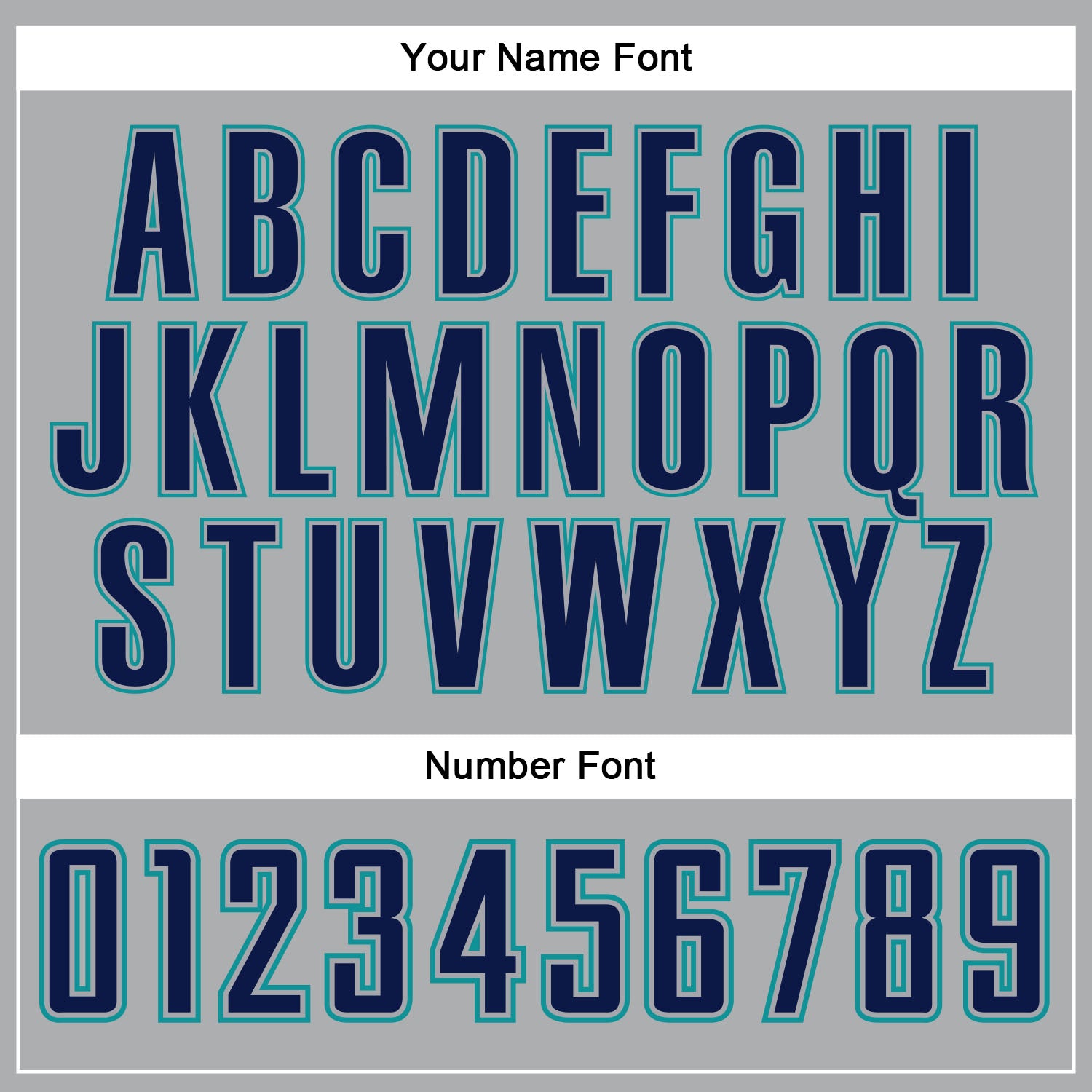 Custom Gray Navy-Teal Authentic Baseball Jersey