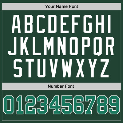 Custom Green Kelly Green-White Performance T-Shirt