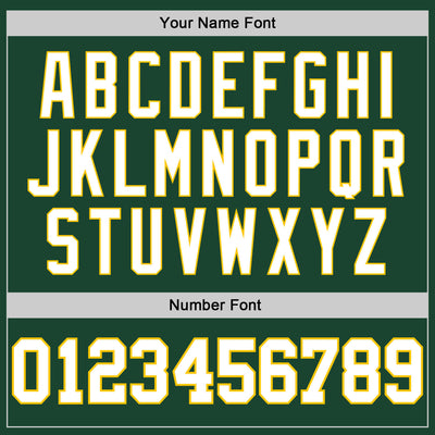 Custom Green White-Gold Authentic Baseball Jersey