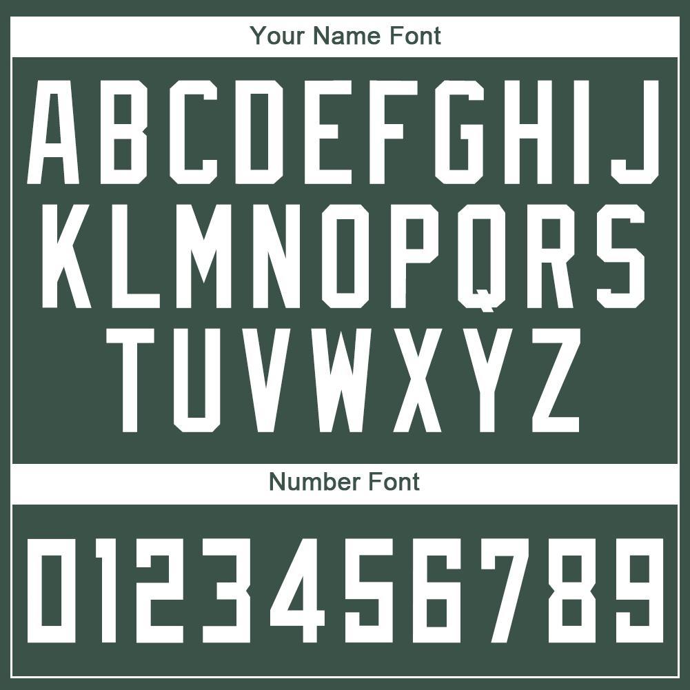 Custom Hunter Green White Round Neck Suit Basketball Jersey