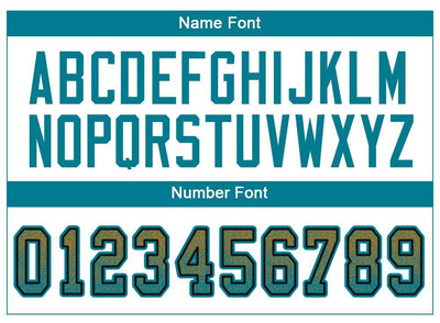 Custom Old Gold Teal-Black Drift Fashion Football Jersey