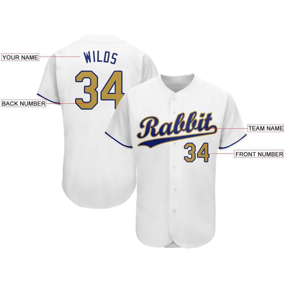 Customize Your White Brewers Jersey | Stitched Baseball