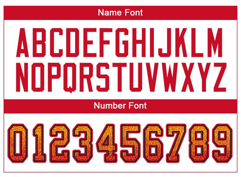 Custom Gold Scarlet-Black Drift Fashion Football Jersey