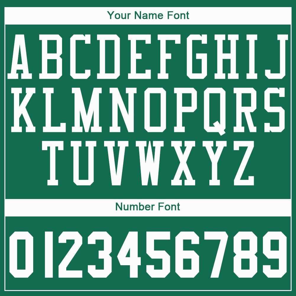 Custom Kelly Green White Round Neck Basketball Jersey