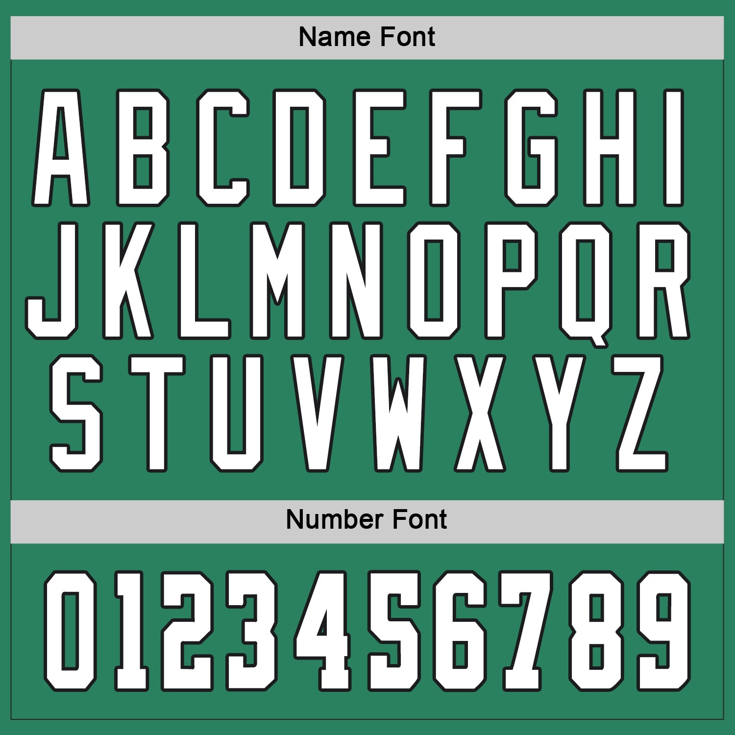 Custom Kelly Green White-Black Hockey Jersey