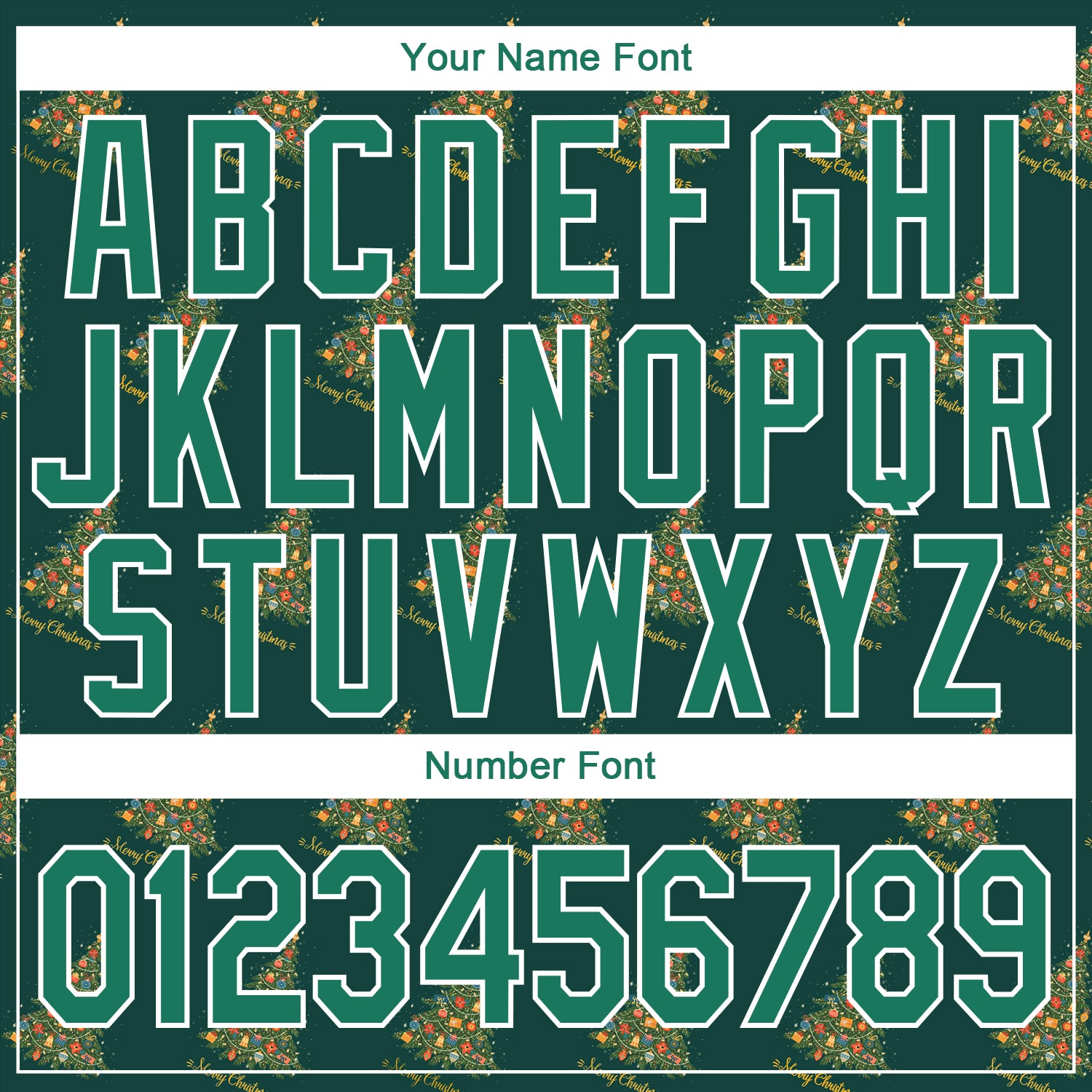 Custom Stitched Kelly Green Kelly Green-White Christmas 3D Sports Pullover Sweatshirt Hoodie