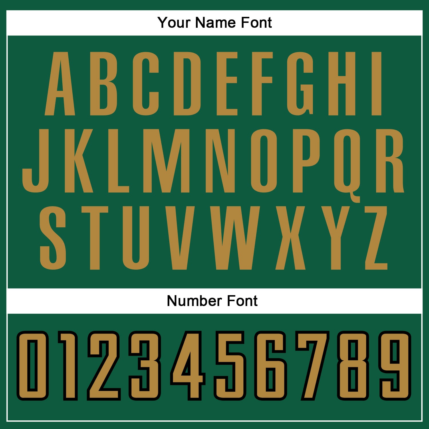 Custom Kelly Green Old Gold-Black Authentic Baseball Jersey