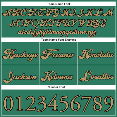 Custom Kelly Green Old Gold-Black Authentic Throwback Basketball Shorts