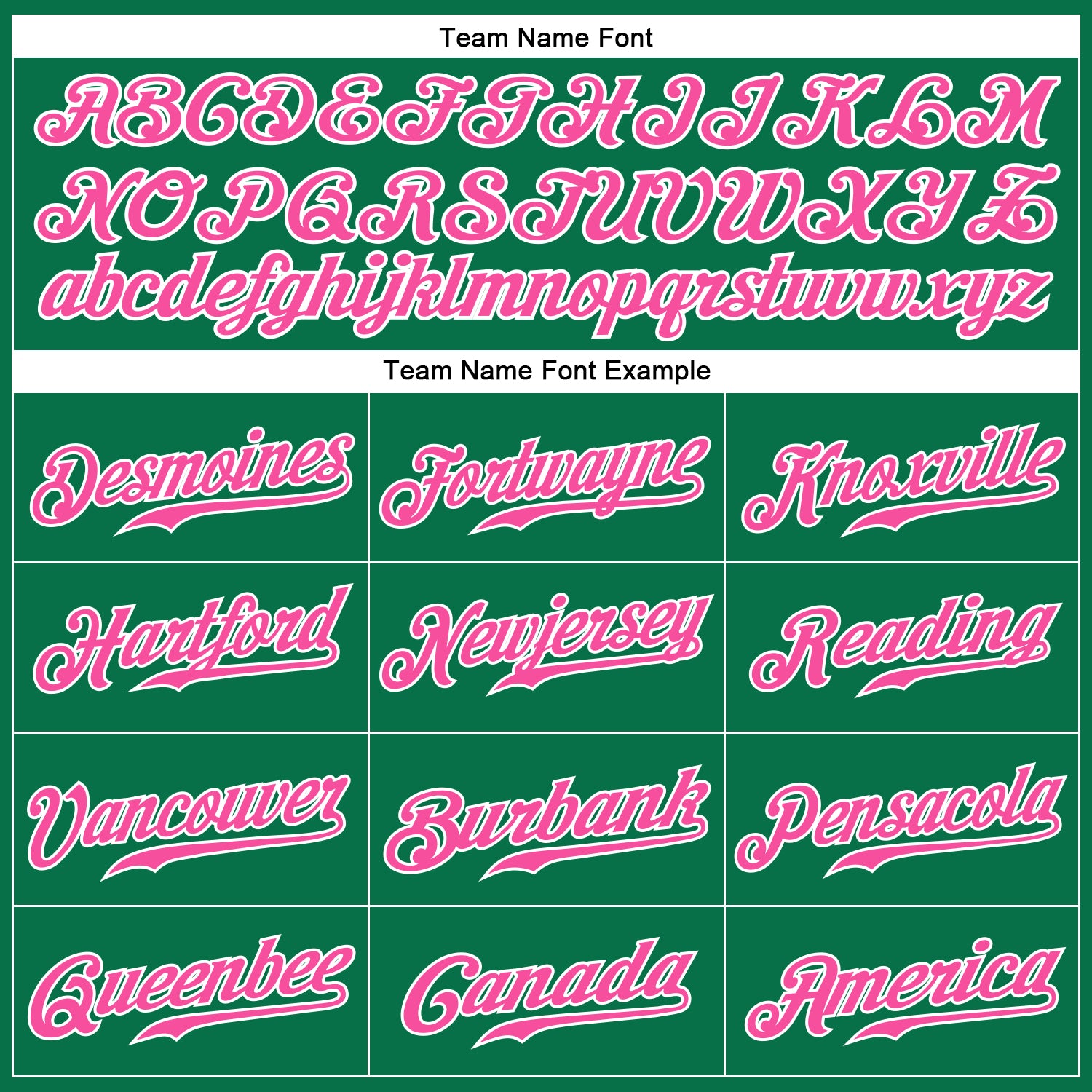 Custom Kelly Green Pink-White Authentic Baseball Jersey