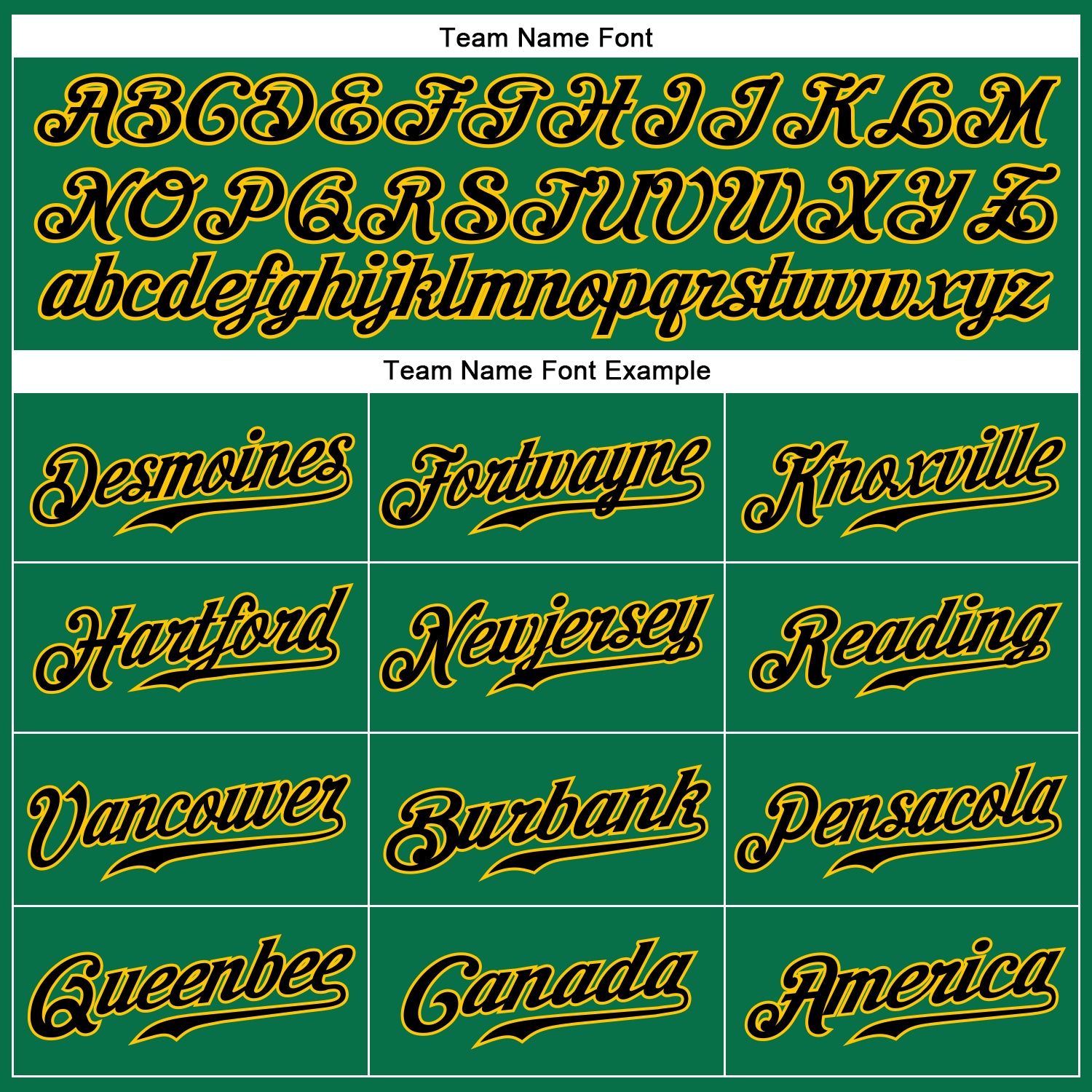 Custom Kelly Green Black-Gold Authentic Baseball Jersey