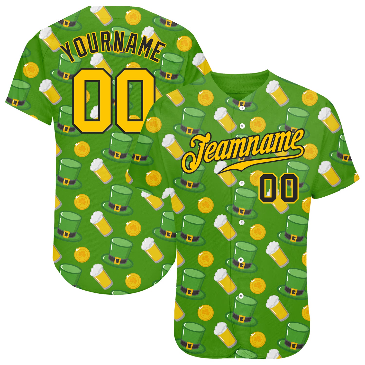 Baseball Apparel Lime Green And Black Baseball Jersey Custom