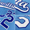 Custom Light Blue Old Gold-Royal Authentic Baseball Jersey