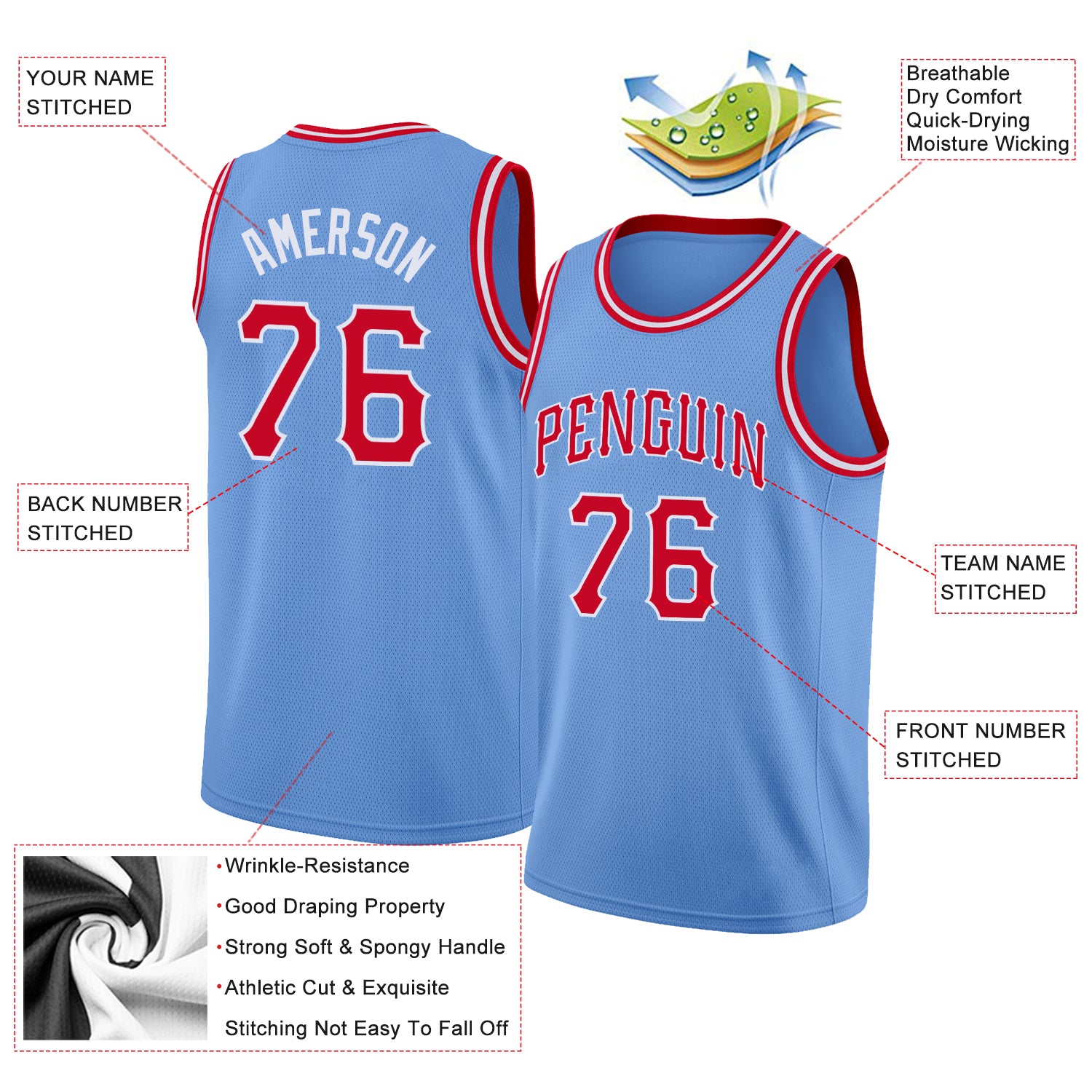 FANSIDEA Custom Blue Camo-Navy Authentic Throwback Basketball Jersey Men's Size:L