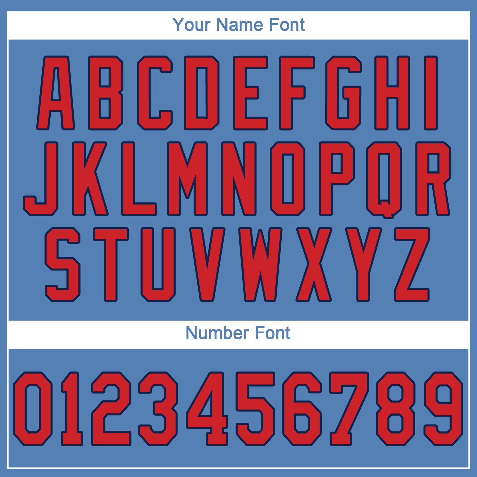 Custom Light Blue Red-Navy Performance T-Shirt