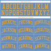 Custom Light Blue Gold Authentic Throwback Rib-Knit Baseball Jersey Shirt