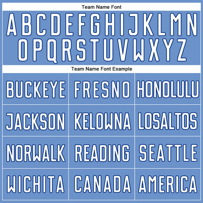 Custom Light Blue White-Royal Authentic Baseball Jersey