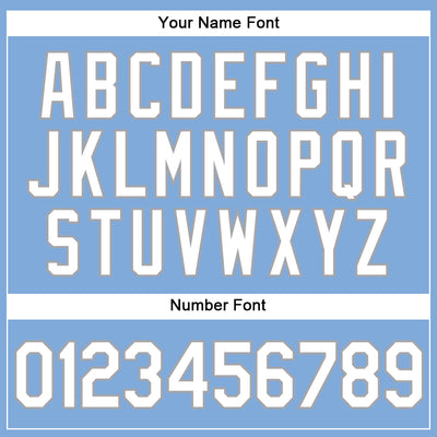 Custom Light Blue White-Gray Authentic Baseball Jersey