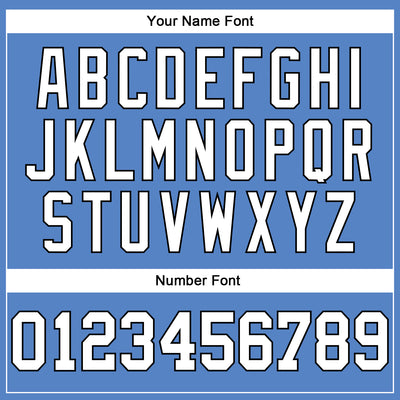 Custom Light Blue White-Black Authentic Throwback Basketball Jersey