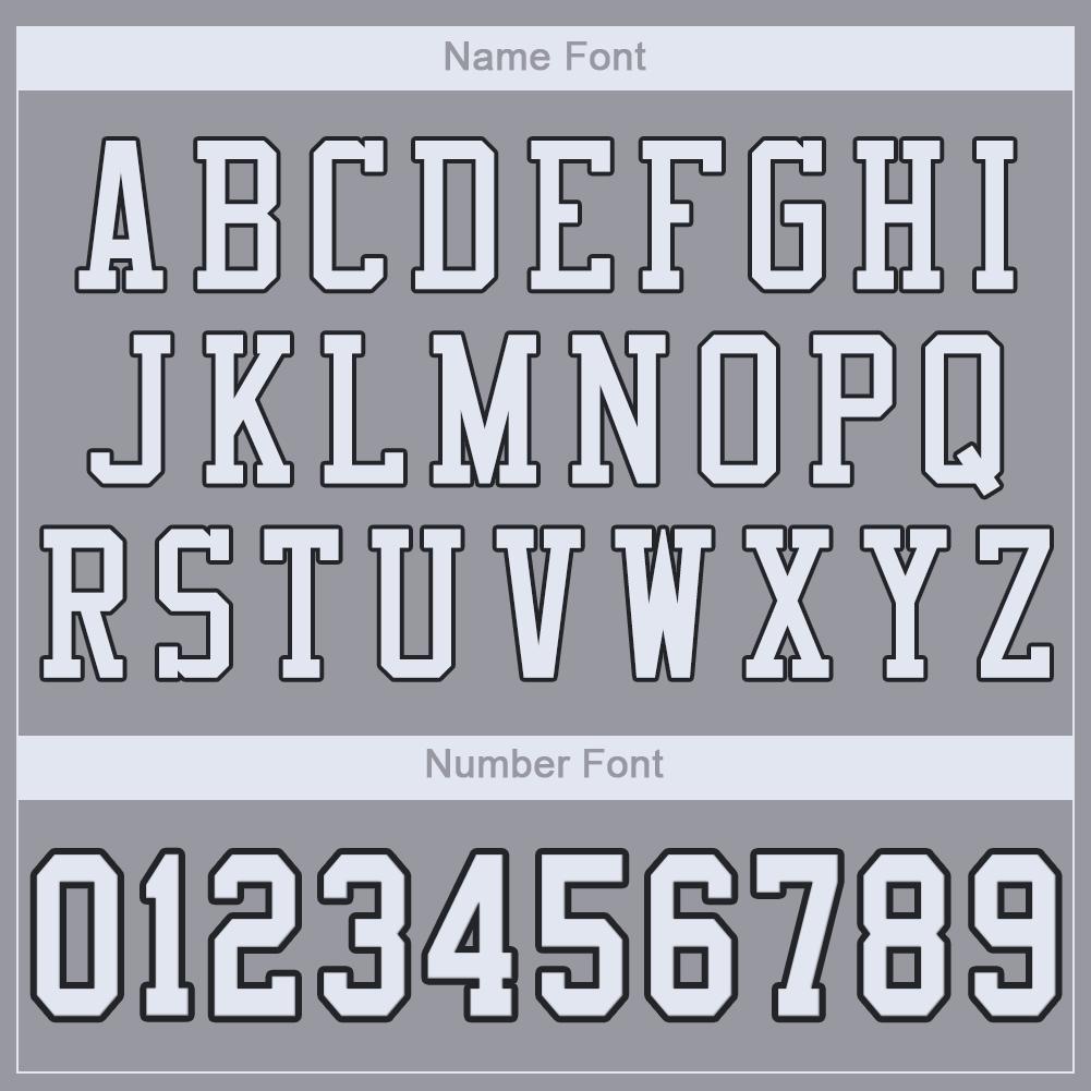 Custom Light Gray White-Black Mesh Authentic Football Jersey