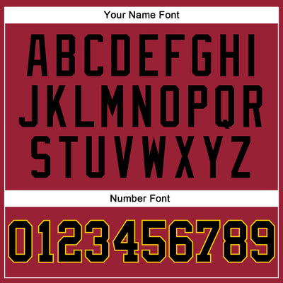 Custom Maroon Black-Gold Authentic Throwback Basketball Jersey