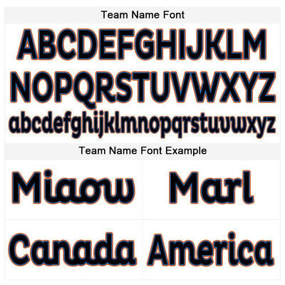 Custom White Black-Orange Baseball Jersey