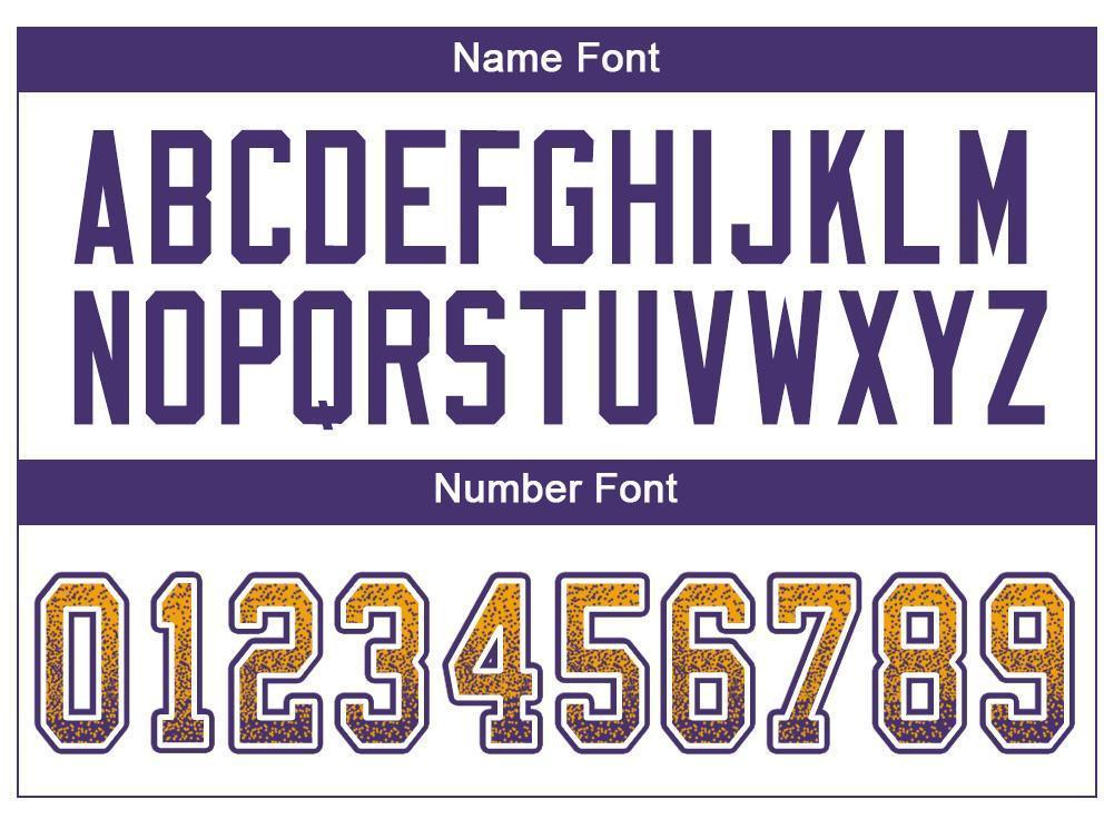 Custom Gold Purple-White Drift Fashion Football Jersey