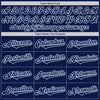 Custom Navy Navy-Powder Blue Authentic Baseball Jersey