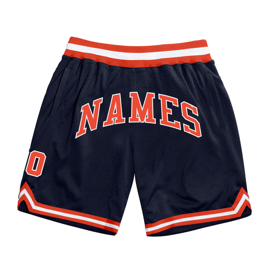 Black Orange/Blue New York Throwback Shorts