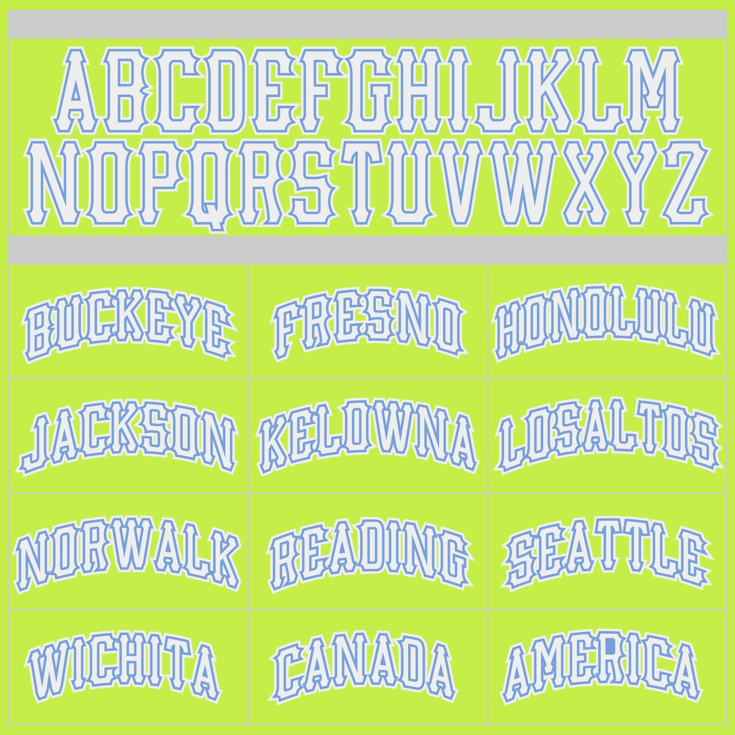 Custom Neon Green White-Light Blue Authentic Throwback Basketball Jersey