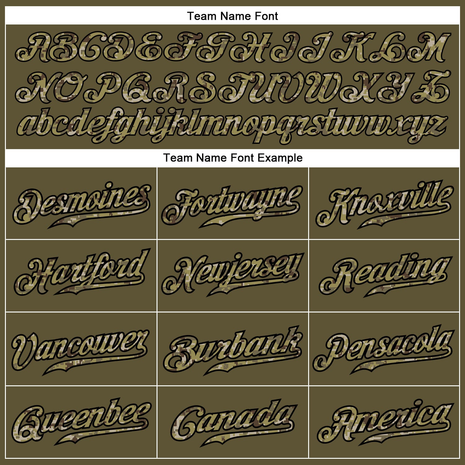 Custom Olive Camo-Black Authentic Salute To Service Baseball Jersey