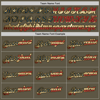 Custom Stitched Olive Vintage USA Flag-Black Sports Pullover Sweatshirt Salute To Service Hoodie