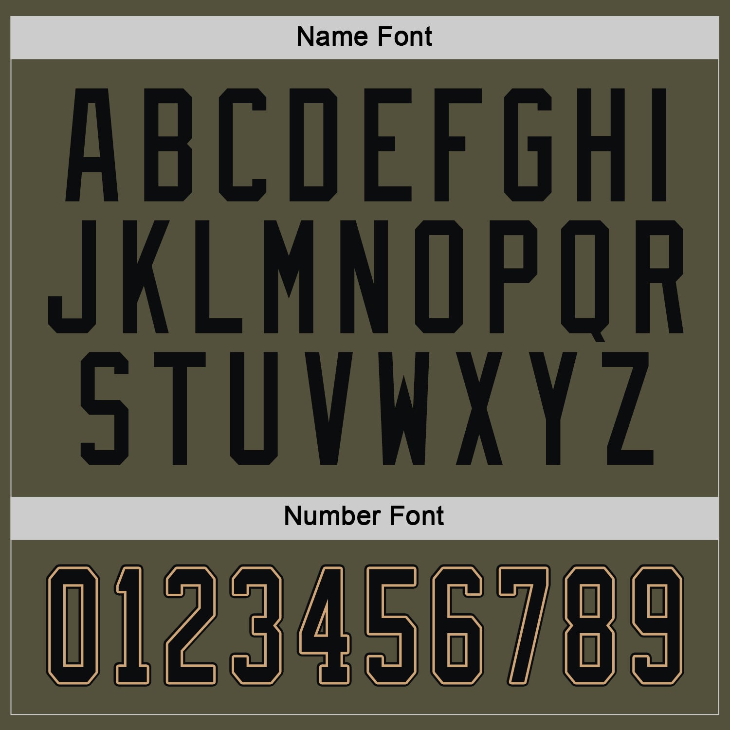 Custom Olive Black-Old Gold Salute To Service Hockey Jersey