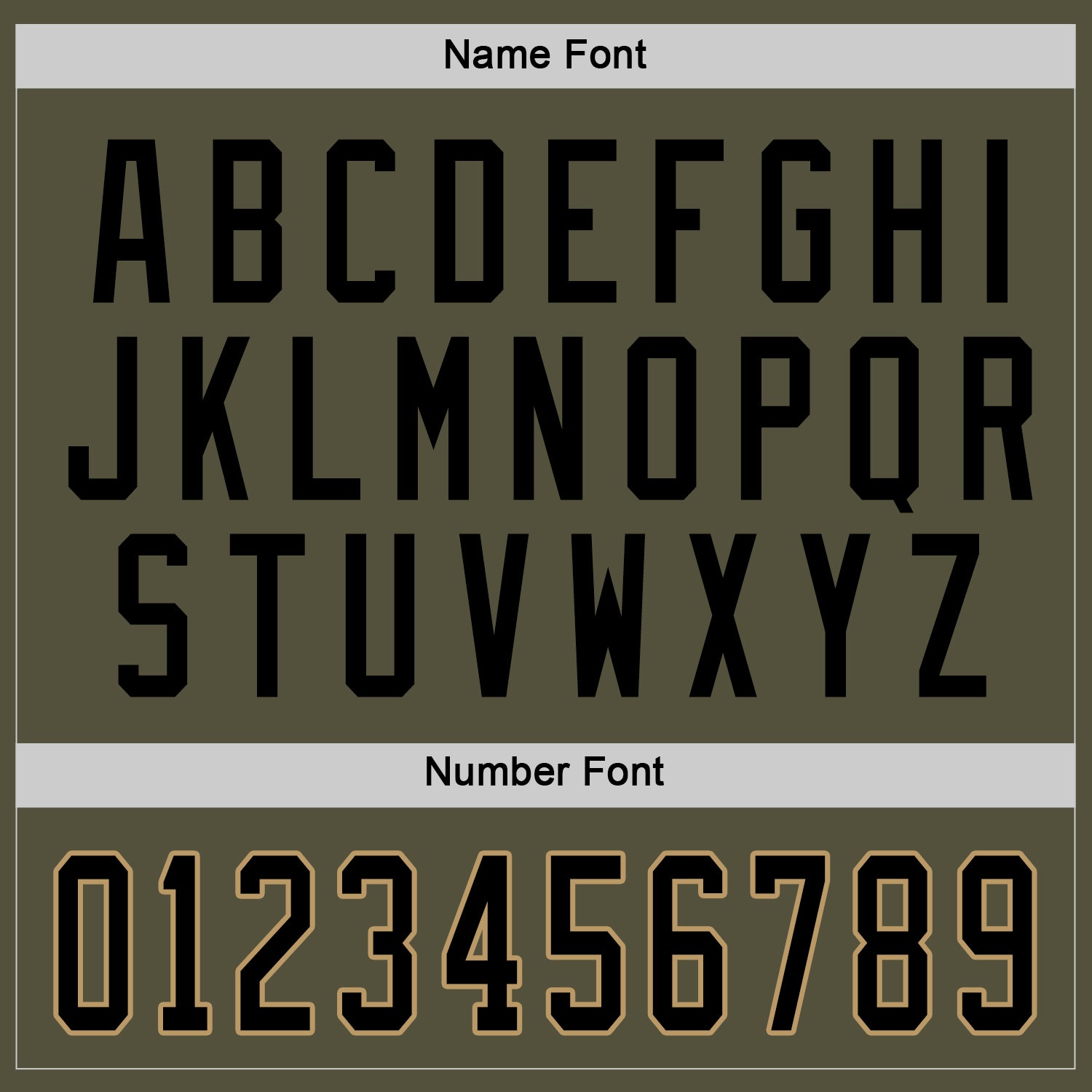 Custom Olive Black-Old Gold Salute To Service Hockey Jersey