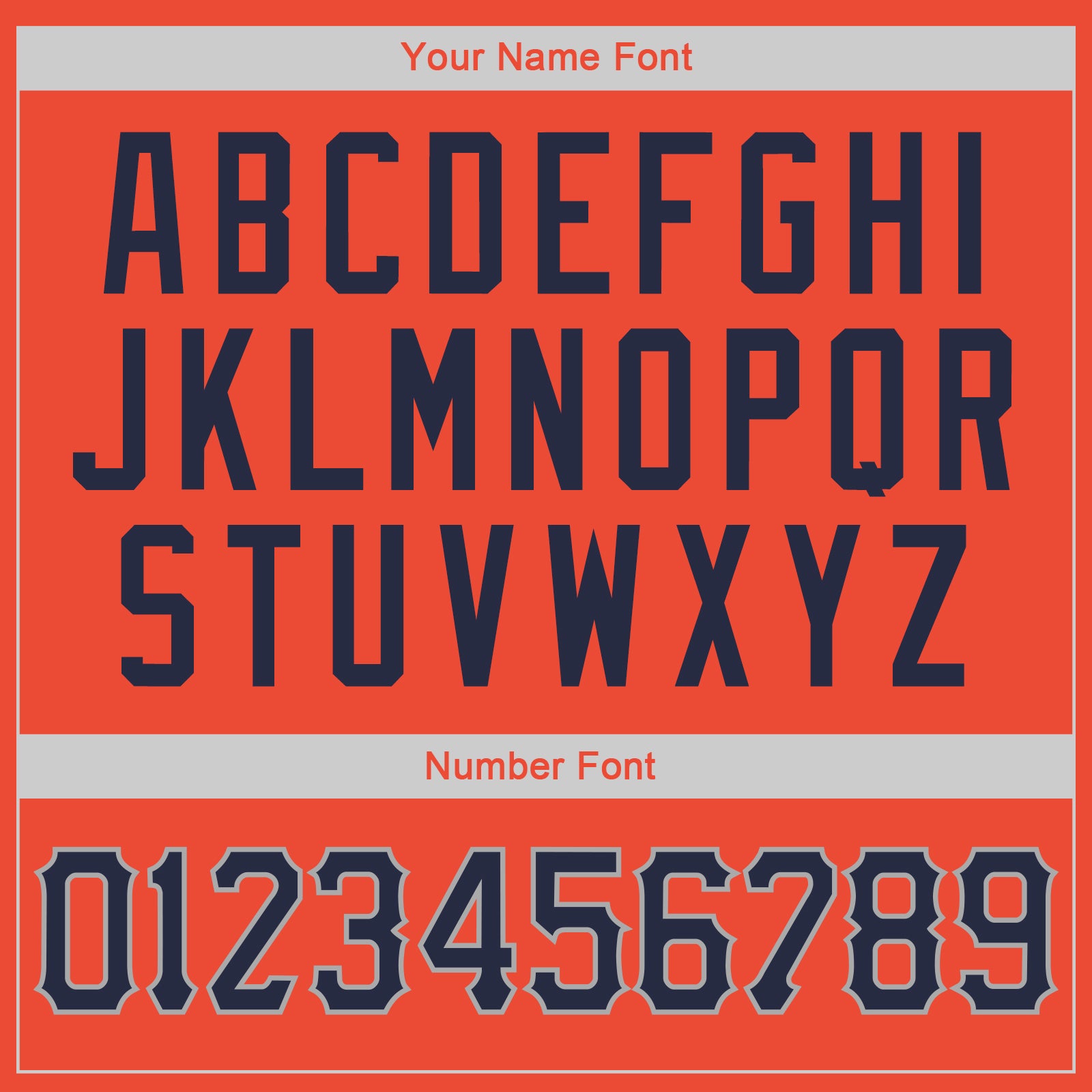 Custom Stitched Orange Navy-Gray Sports Pullover Sweatshirt Hoodie