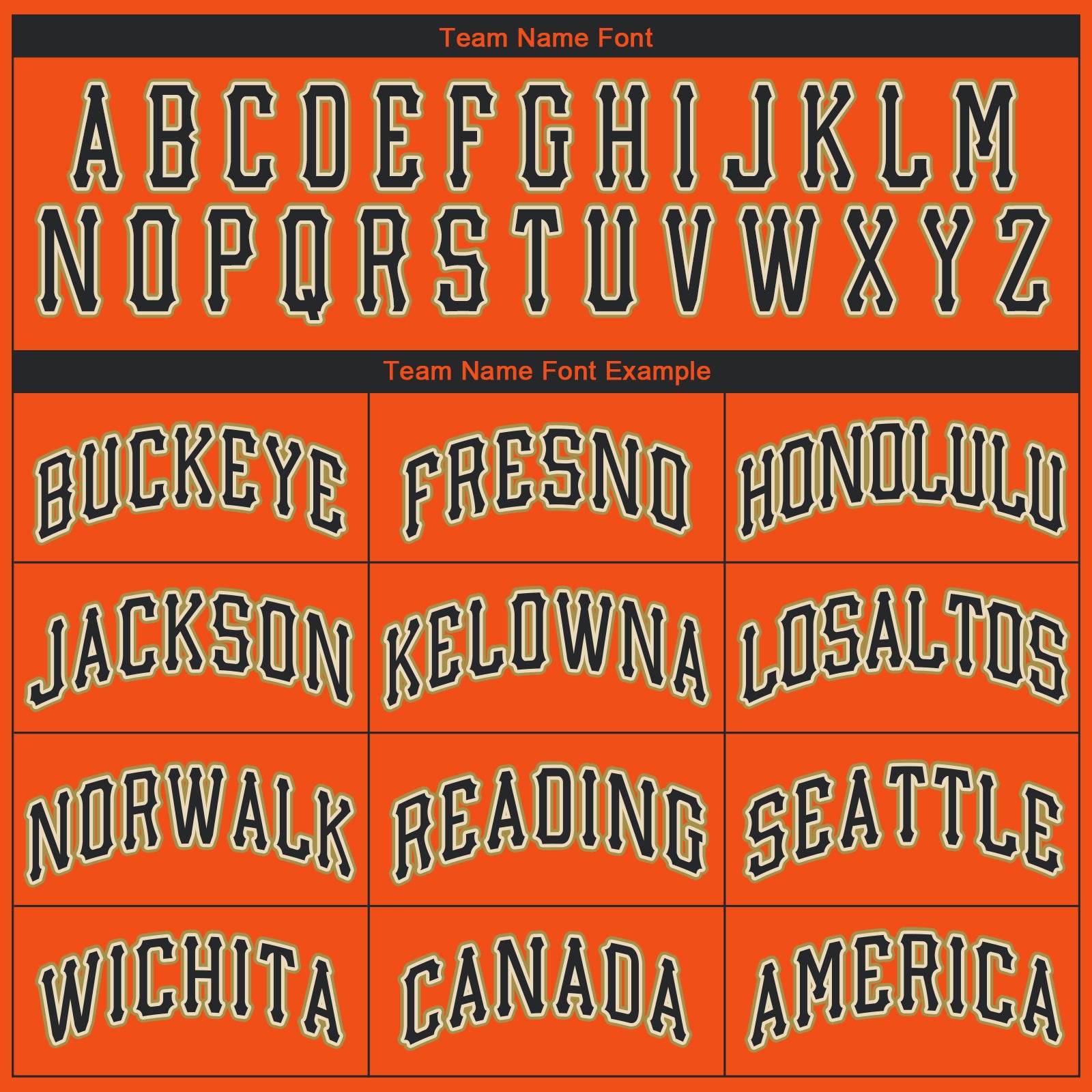 Custom Orange Black-Old Gold Performance T-Shirt