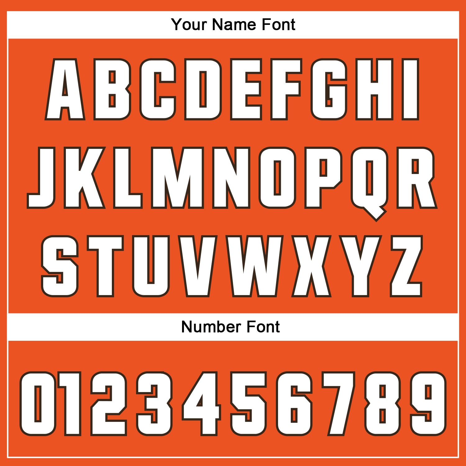 Custom Orange White-Brown Mesh Authentic Throwback Football Jersey