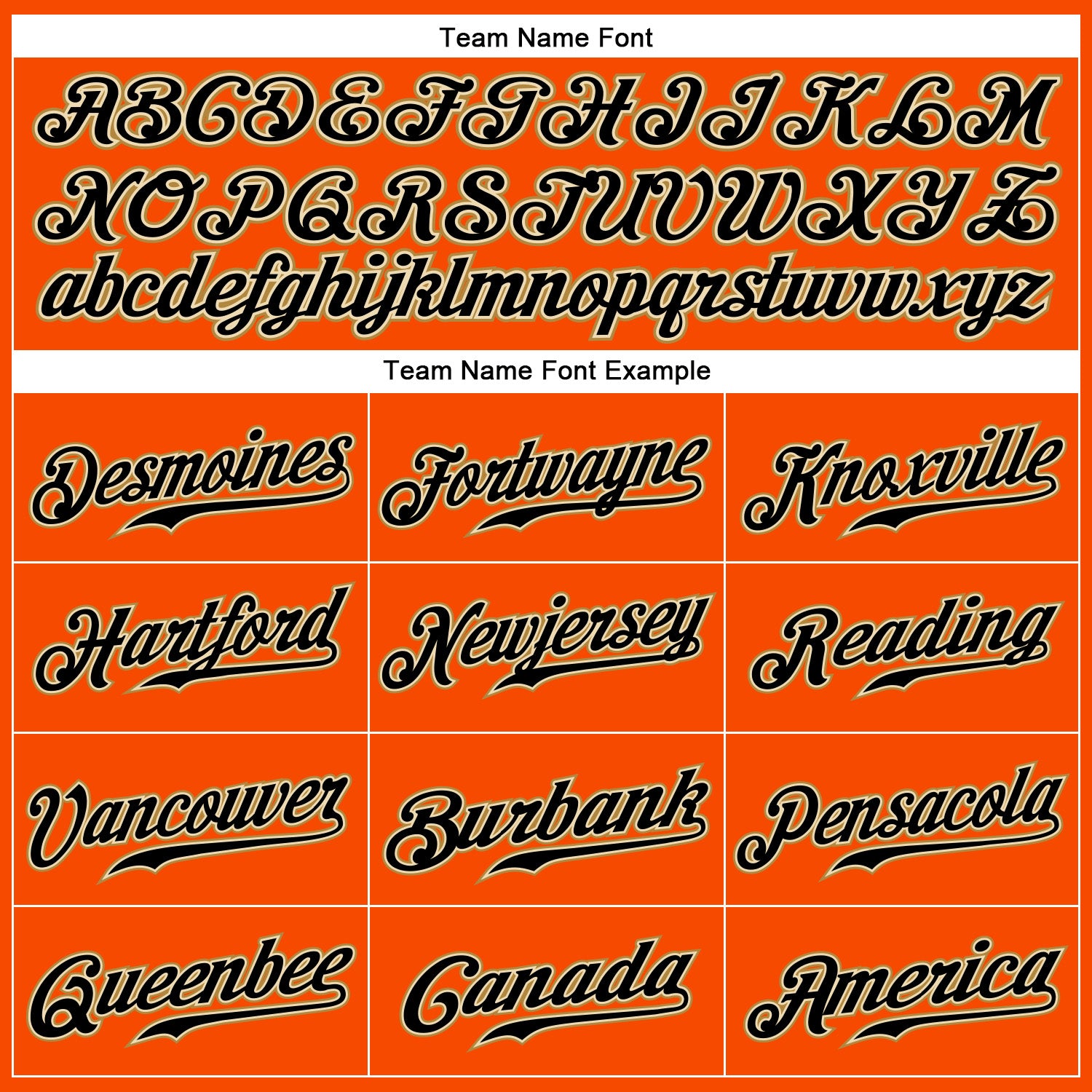 Custom Orange Black Pinstripe Black-Old Gold Authentic Baseball Jersey