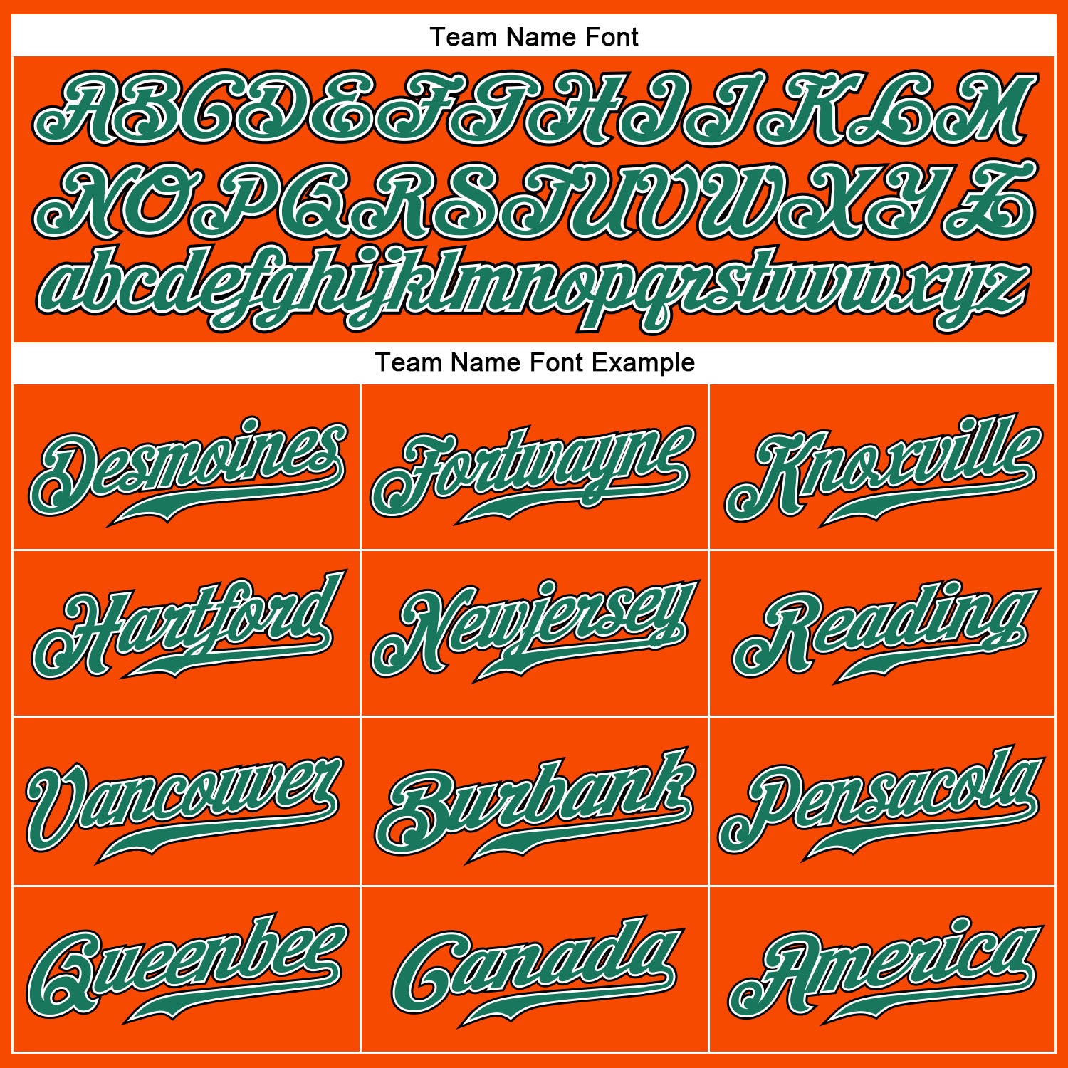 Custom Orange Kelly Green Pinstripe Kelly Green-Black Authentic Baseball Jersey