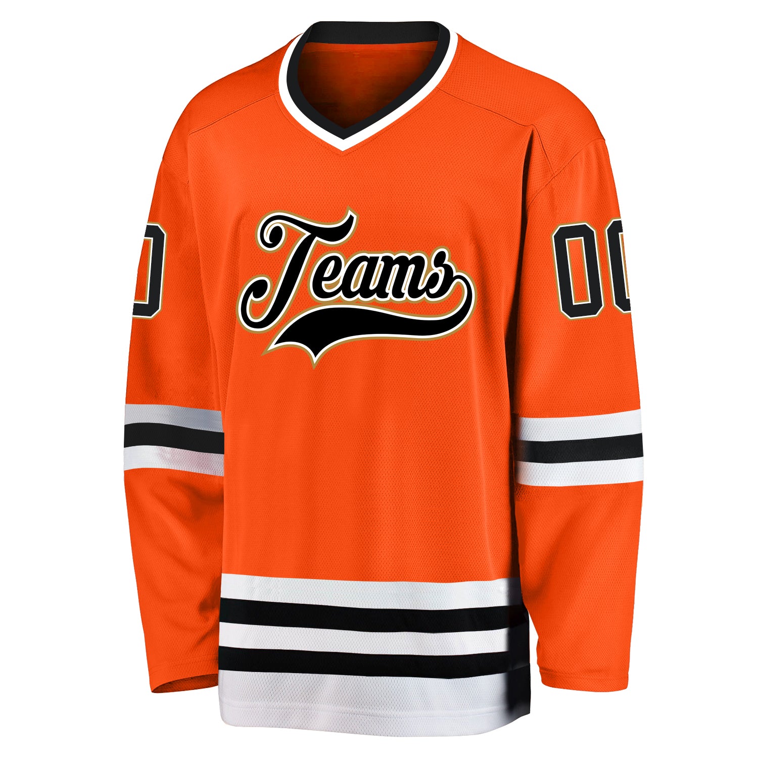 Custom Cream Orange-Royal Hockey Jersey Discount