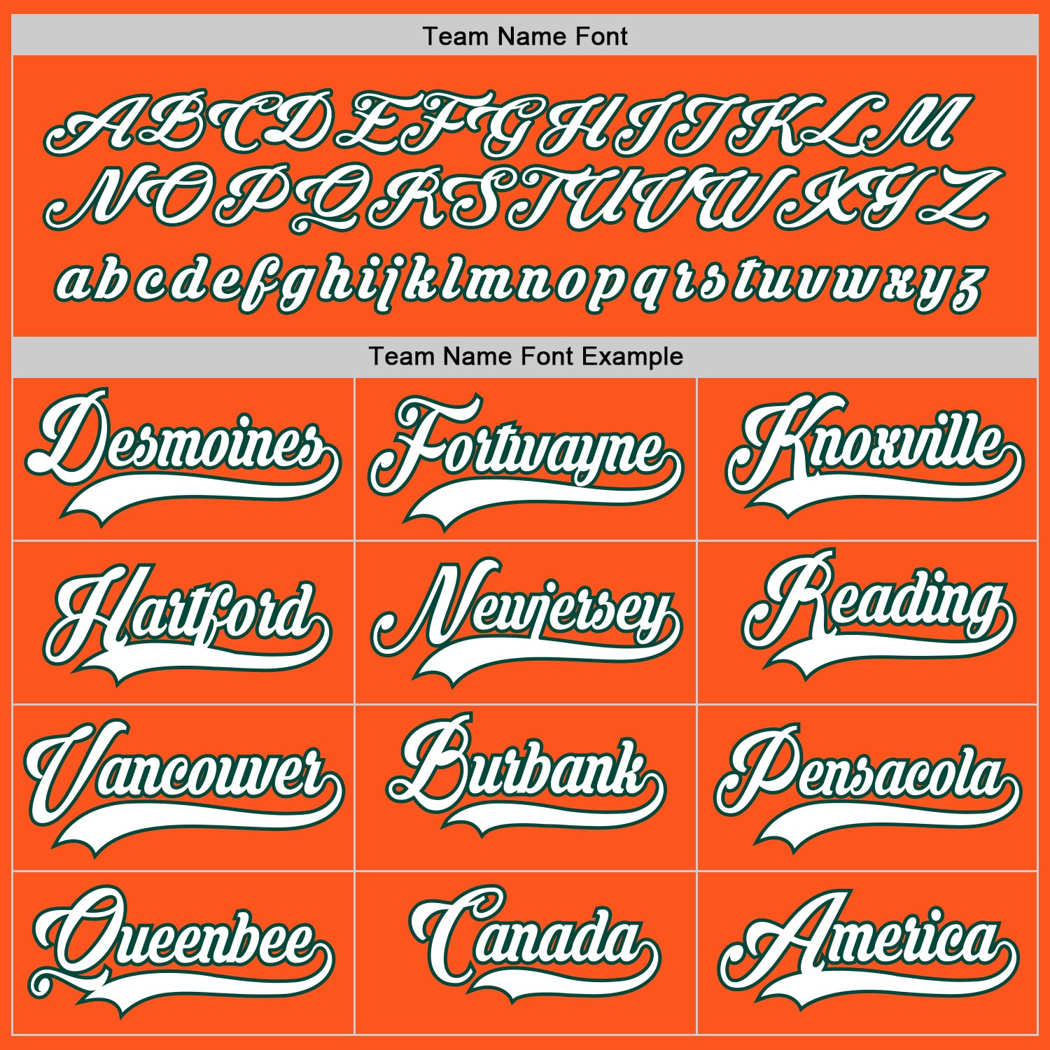 Custom Orange White-Green Hockey Jersey