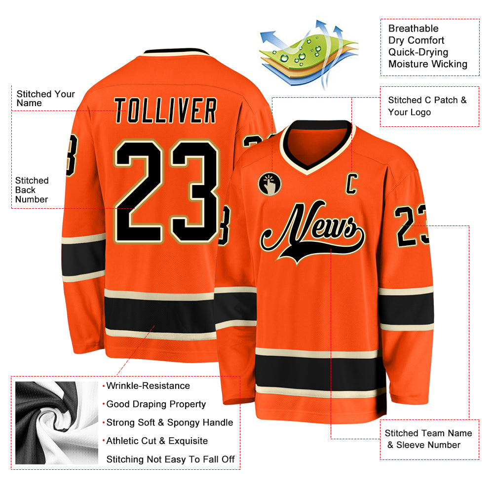 Ducks Orange Hockey Jersey