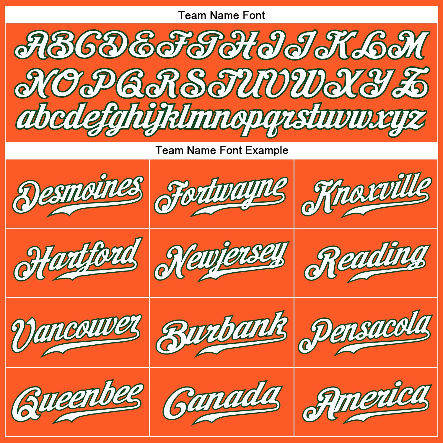 Custom Orange White-Green Authentic Baseball Jersey