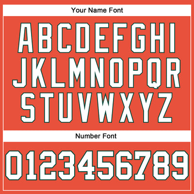 Custom Orange White-Green Authentic Throwback Basketball Jersey