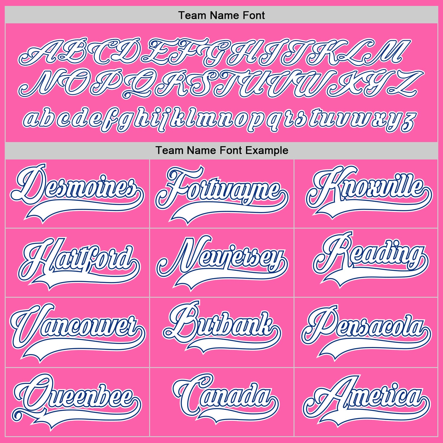 Custom Pink White-Royal Hockey Jersey