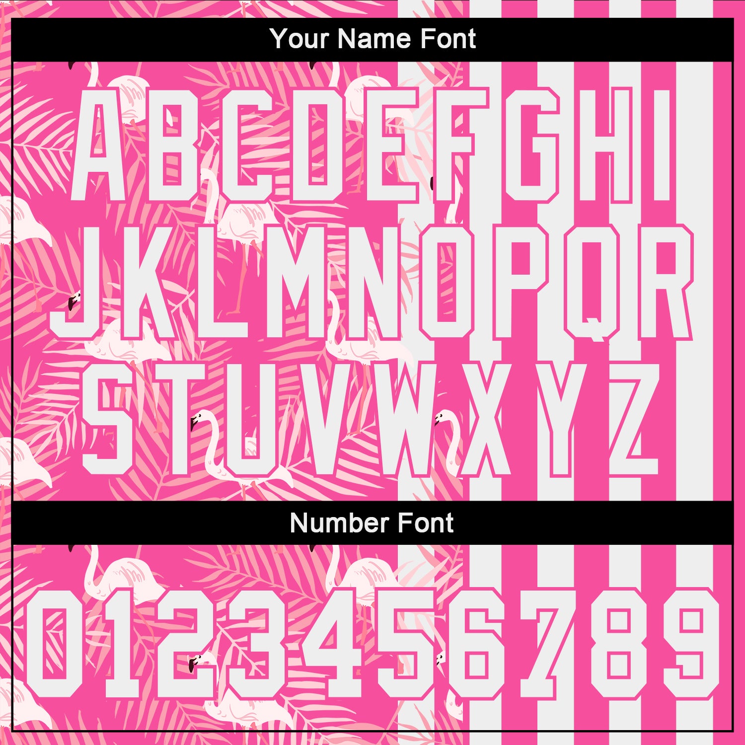 Custom Pink White 3D Pattern Design Tropical Palm Leaves And Famingo Authentic Baseball Jersey