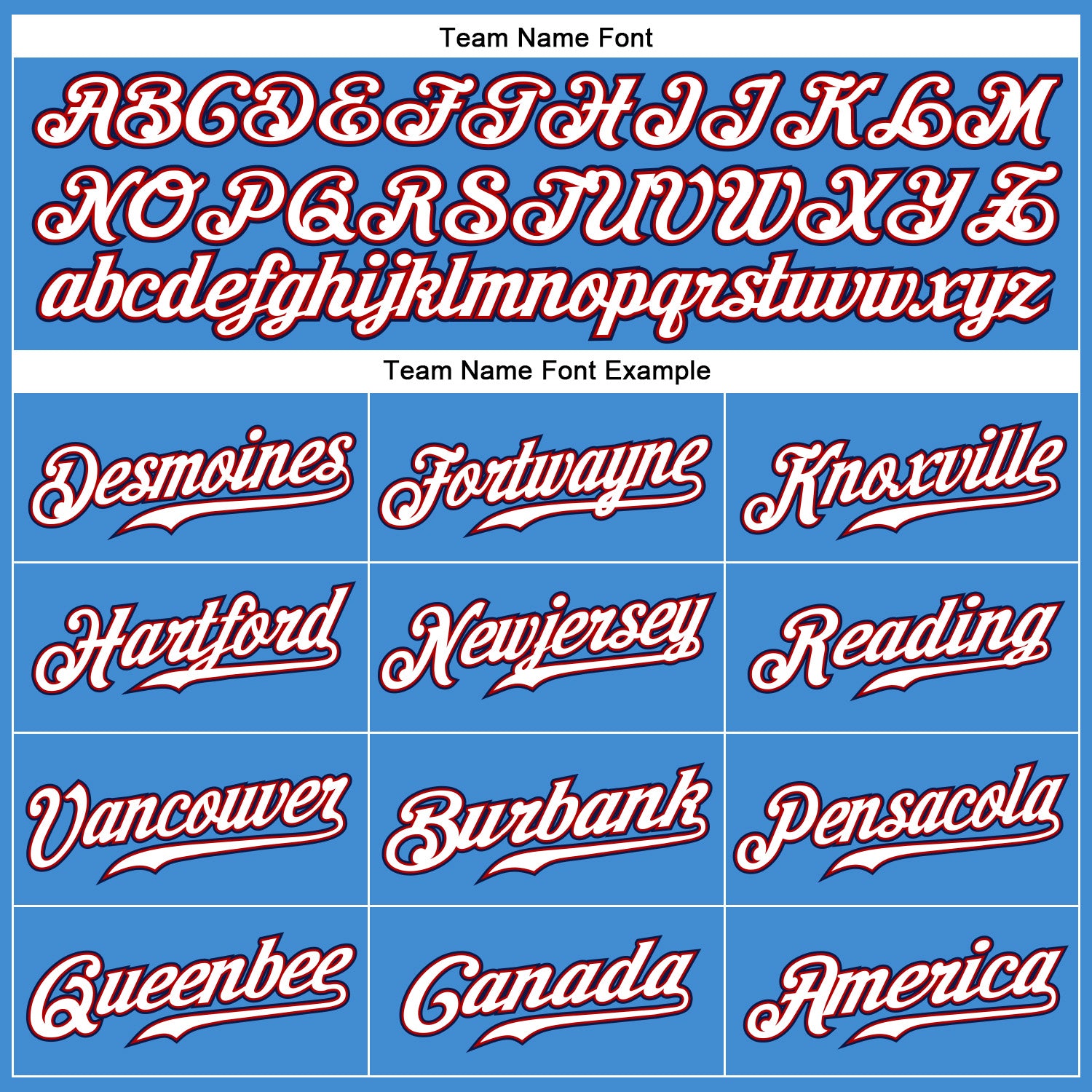 Custom Powder Blue Red Pinstripe White-Navy Authentic Baseball Jersey