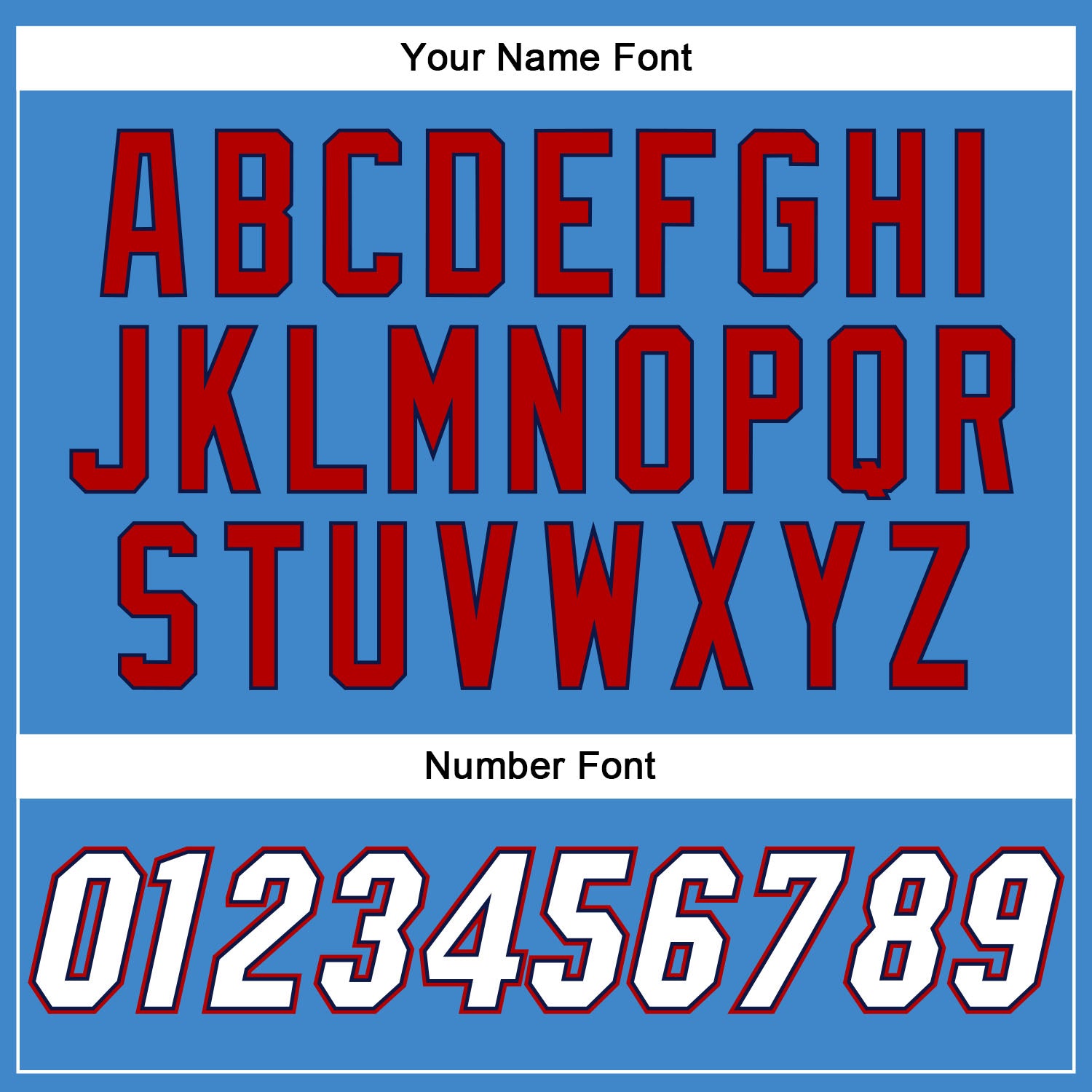 Custom Powder Blue White-Red Authentic Baseball Jersey